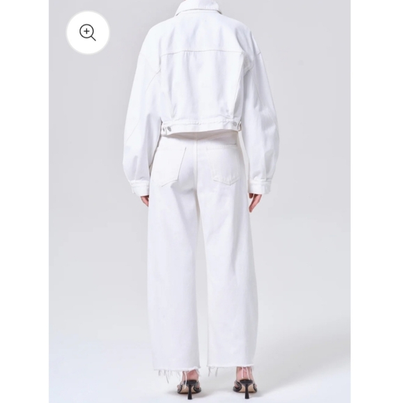 Agolde Luna Frayed Hem Jeans - Picture 9 of 9